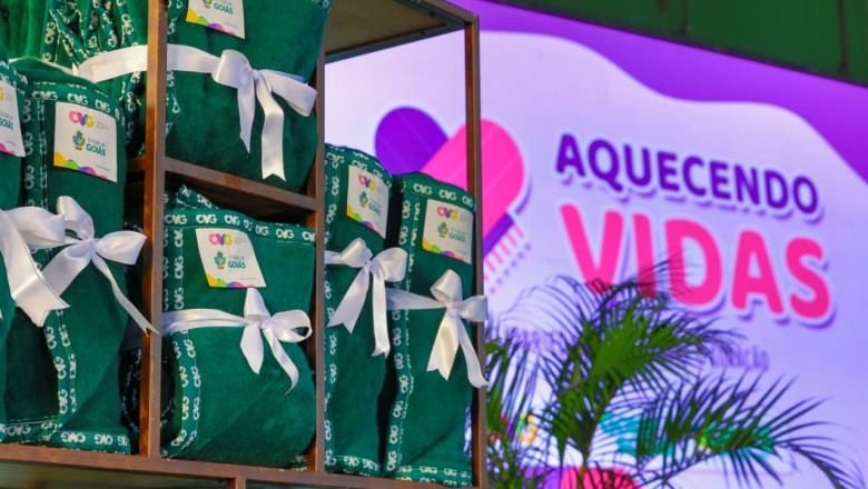 Goiás lança Aquecendo Vidas 2026 e prevê 95 mil cobertores para 246 municípios; doações vão até 5 de junho