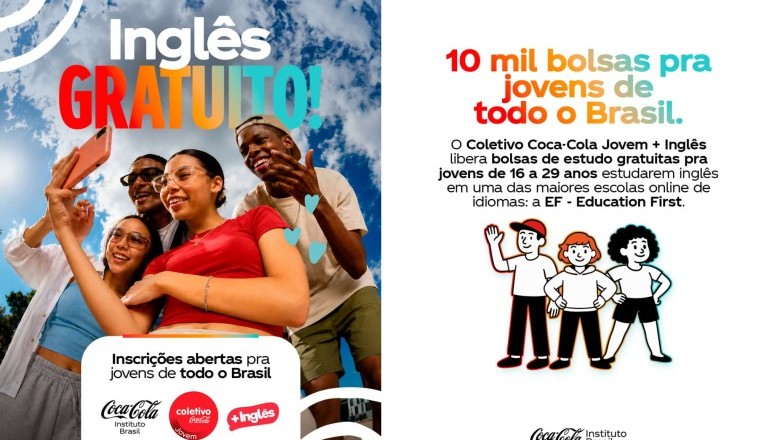 Instituto Coca-Cola abre 10 mil vagas para curso gratuito de inglês e empregabilidade