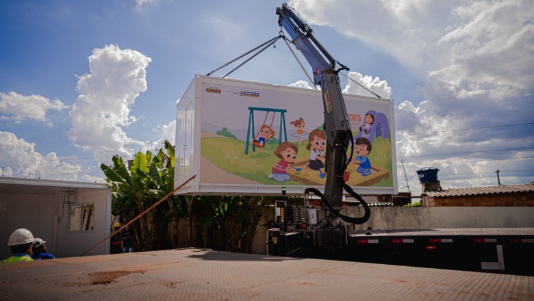 Prefeitura de Anápolis inicia entrega de salas modulares em unidades de ensino