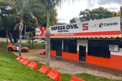 Senador Canedo inaugura nova base da Defesa Civil