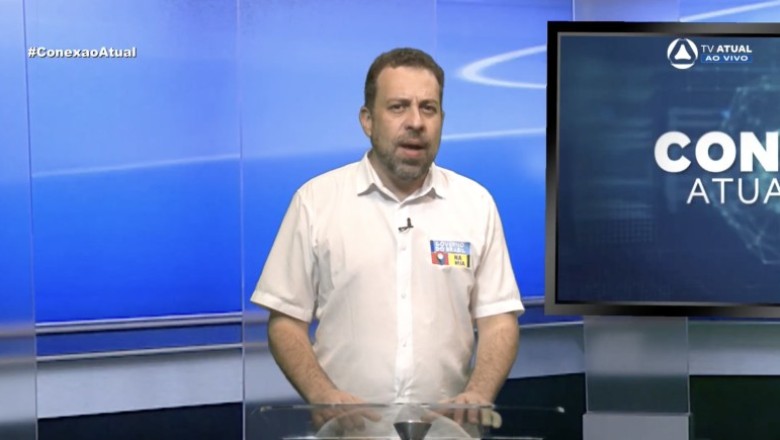 À TV Atual Record News, Guilherme Boulos defende fim da escala 6×1