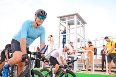 Governo de Goiás libera pista do Autódromo para ciclistas e anuncia construção de Centro Aquático