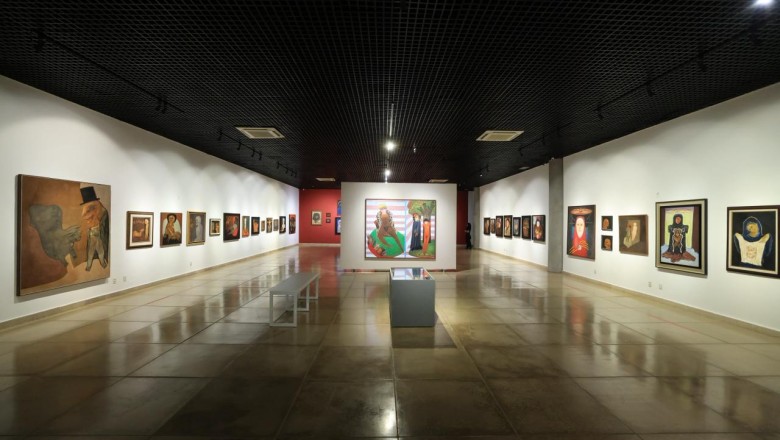 Produção artística goiana ganha destaque na abertura da exposição “4 Mestres da Arte”