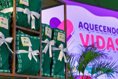 Goiás lança Aquecendo Vidas 2026 e prevê 95 mil cobertores para 246 municípios; doações vão até 5 de junho