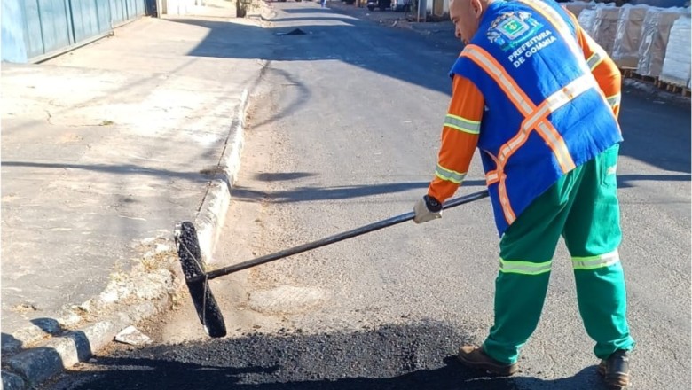 Goiânia intensifica recuperação viária e ultrapassa 114 mil reparos; aplicativos agilizam atendimento