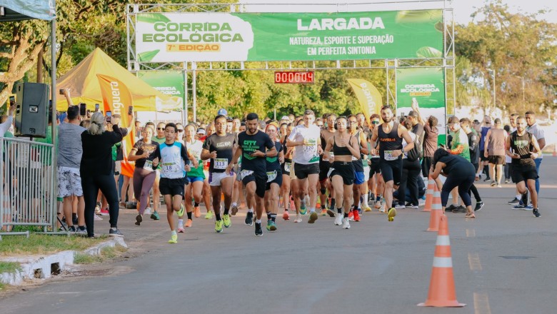Medalhas, mudas e 5 km: 7ª Corrida Ecológica mobiliza 500 participantes em Senador Canedo