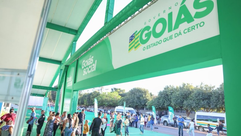 Planaltina recebe 1,4 mil cartões do Goiás Social, 7,8 mil donativos e novo campo de R$ 500 mil