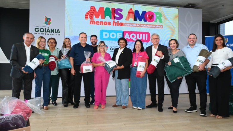 Goiânia lança Campanha do Agasalho 2026 com meta de 60 mil peças e doações via Pix; veja como participar
