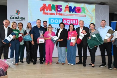 Goiânia lança Campanha do Agasalho 2026 com meta de 60 mil peças e doações via Pix; veja como participar