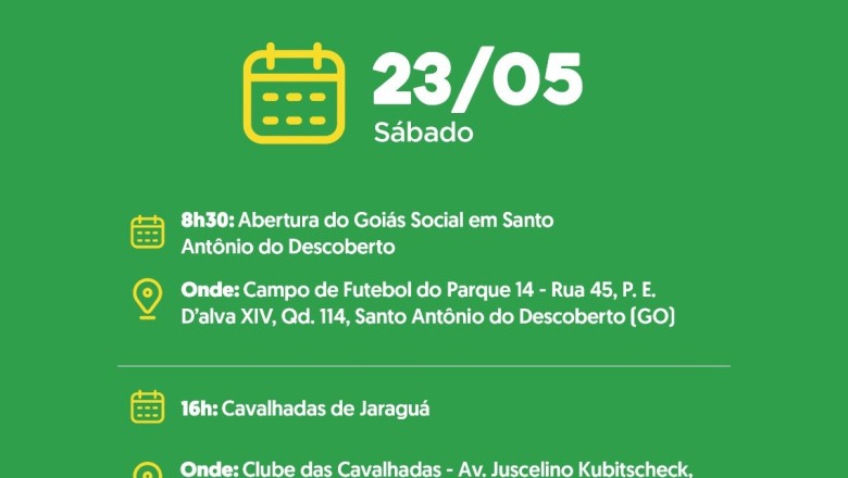 Neste sábado, Daniel Vilela abre Goiás Social e participa das Cavalhadas com investimento recorde de R$ 5 milhões