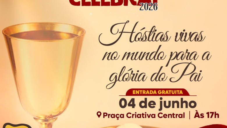 Celebrai 2026 em Senador Canedo: tudo sobre data, horário e atrações do Corpus Christi