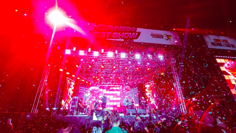 Abertura do Canedo Fest Show 2026 lota Estação da Cultura; veja atrações e como garantir ingresso com 2 kg de alimentos