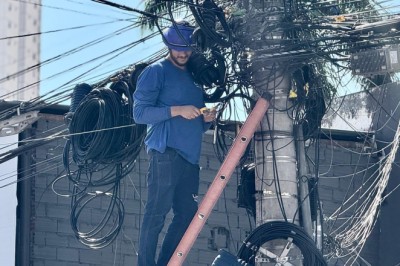 Operação Cidade Segura em Goiânia remove 110 toneladas de cabos e regulariza quase 120 km da rede aérea