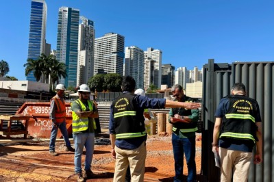 Construtoras são autuadas por bloqueio de vias em Goiânia; obras ficam sujeitas a embargo e interdição