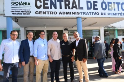 Prefeitura de Goiânia inaugura posto de cartórios na Central de Óbitos com emissão gratuita fora do expediente