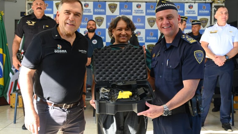 GCM de Goiânia recebe 450 armas não letais e reforça patrulhamento nas ruas
