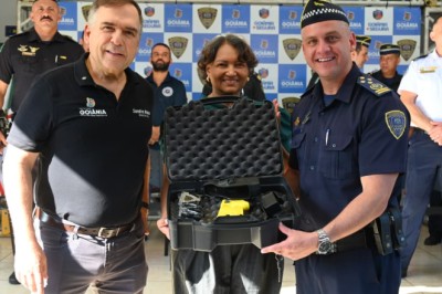 GCM de Goiânia recebe 450 armas não letais e reforça patrulhamento nas ruas