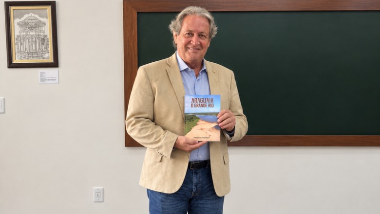 Livro percorre mais de 2 mil quilômetros do Rio Araguaia e chega a escolas públicas de Goiás