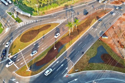 Nova configuração da rotatória do Hugol promete reduzir filas e reorganizar trânsito na Região Noroeste