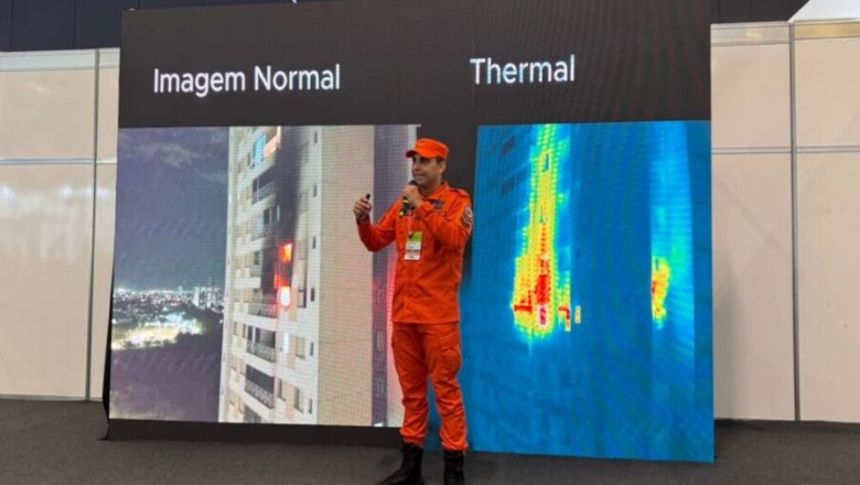 Drones com câmeras térmicas ajudam bombeiros a avaliar incêndios antes da chegada das equipes